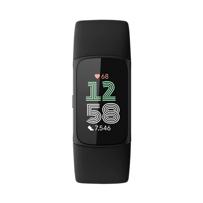 Fitbit Charge 6 Advanced Health Tracker - Obsidian/Black Aluminum