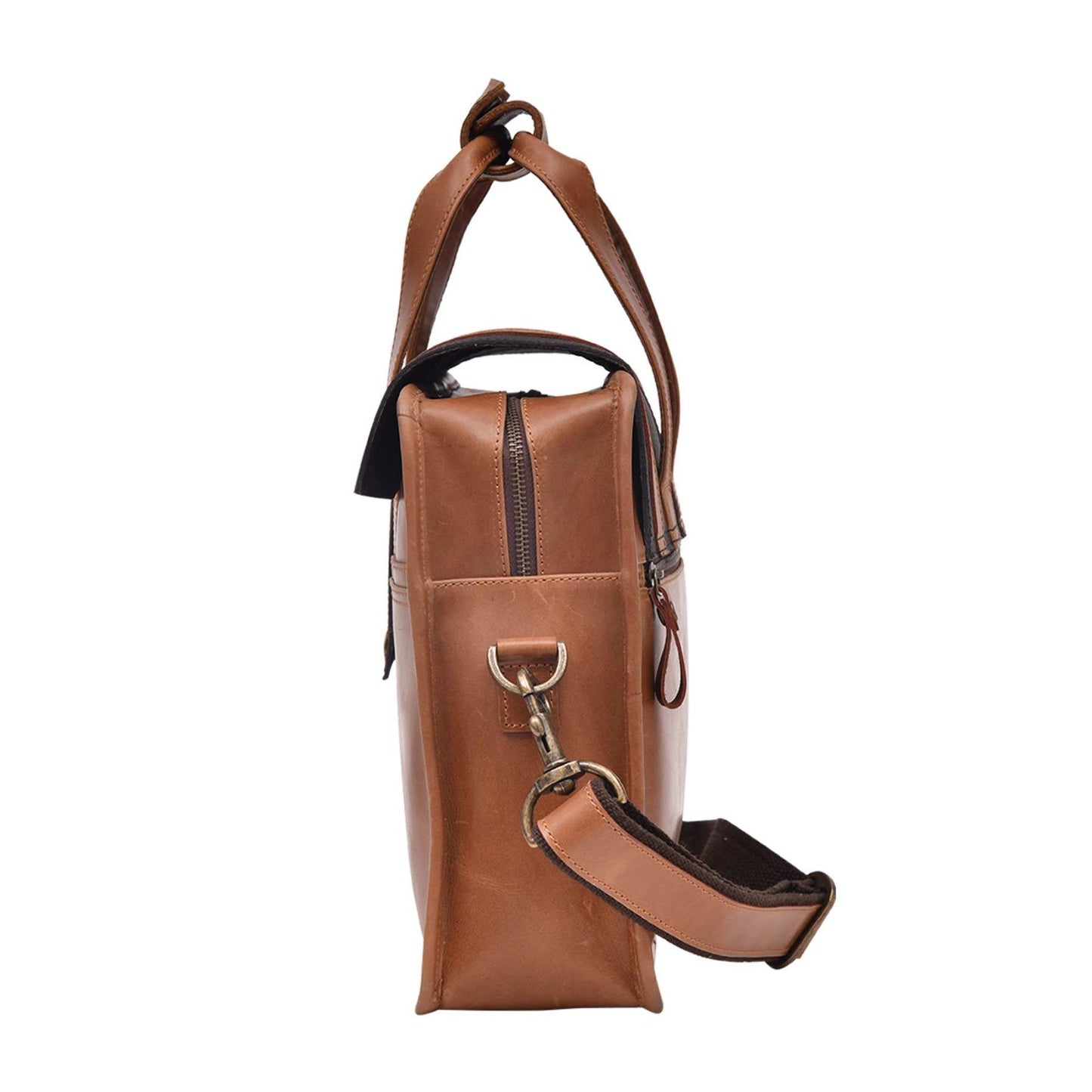 Leather Laptop Bag + Cross Body Shoulder Bag