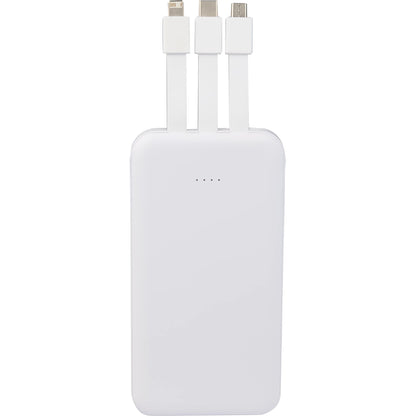 5,000 mAh Power Bank with Multi-Cables