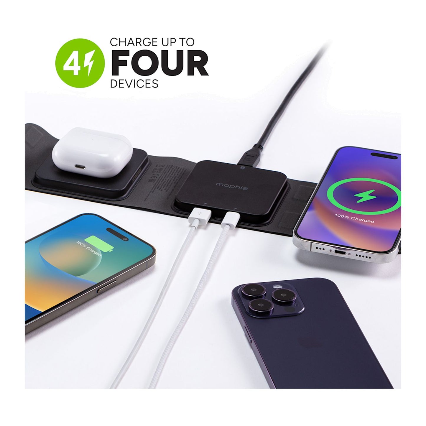 mophie - Snap+ Multi-Device Travel Charger