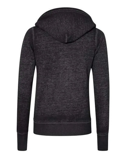 J. America - Women's Zen Fleece Full-Zip Hooded Sweatshirt