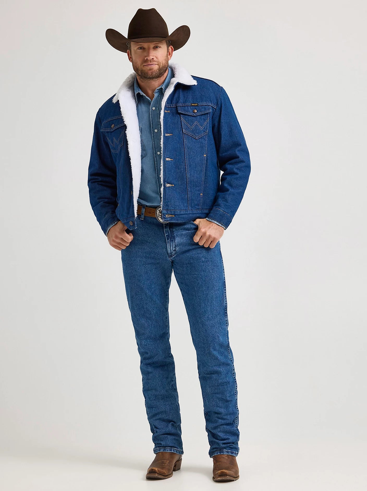 Wrangler - Sherpa Lined Denim Jacket