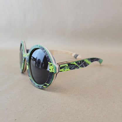 SKRP - Recycled Skateboard Sunglasses - Iris Style