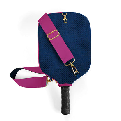 Posh Pickleball Paddle Cover w/ Strap, Storage & Clip