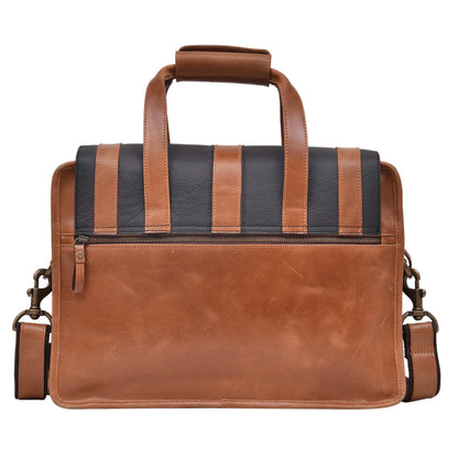 Leather Laptop Bag + Cross Body Shoulder Bag