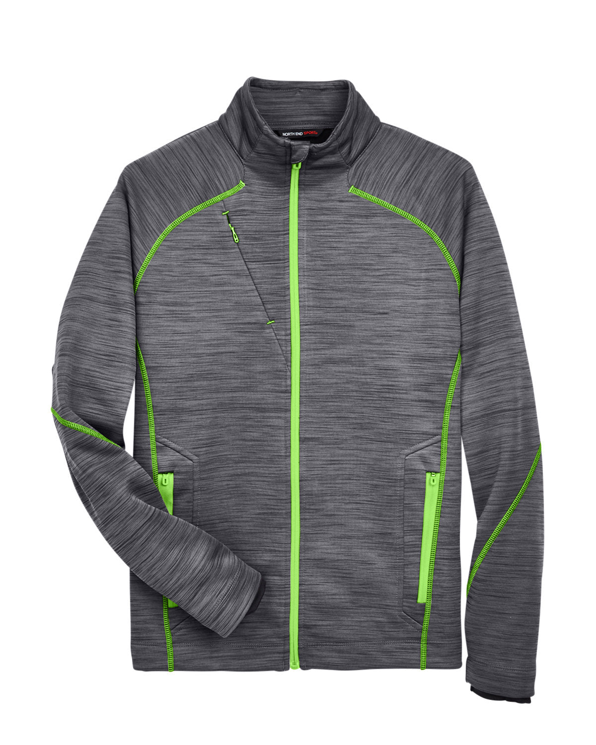 NORTH END - Men's Flux Mélange Bonded Fleece Jacket