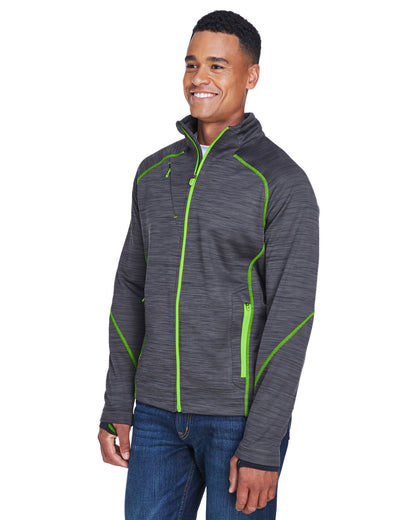 NORTH END - Men's Flux Mélange Bonded Fleece Jacket