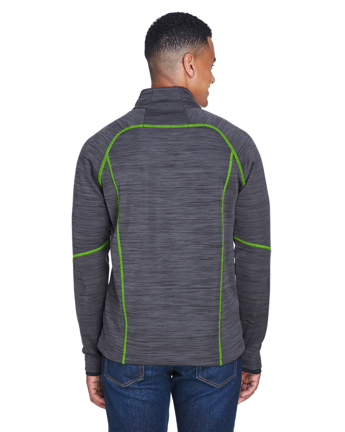 NORTH END - Men's Flux Mélange Bonded Fleece Jacket