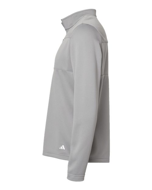 3-Stripes Double Knit Quarter-Zip Pullover