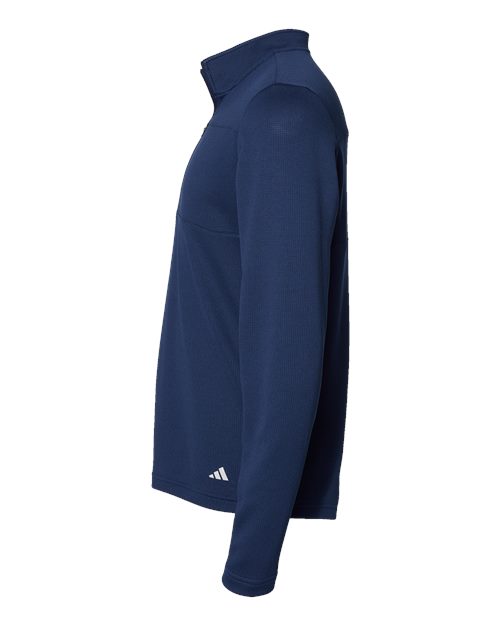 3-Stripes Double Knit Quarter-Zip Pullover