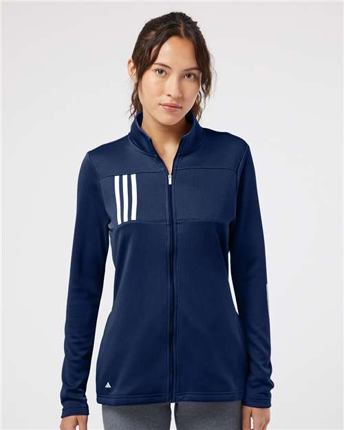 ADIDAS - Women' 3-Stripes Double Knit Full-Zip