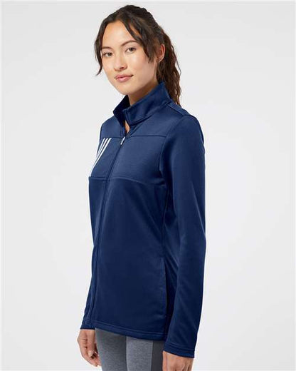 ADIDAS - Women' 3-Stripes Double Knit Full-Zip
