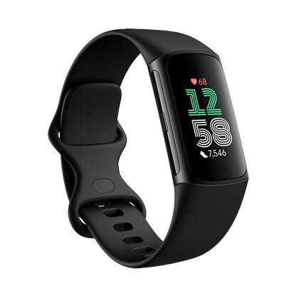 Fitbit Charge 6 Advanced Health Tracker - Obsidian/Black Aluminum