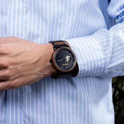 NORDIC WOOD - Onyx - Automatic Wooden Watch