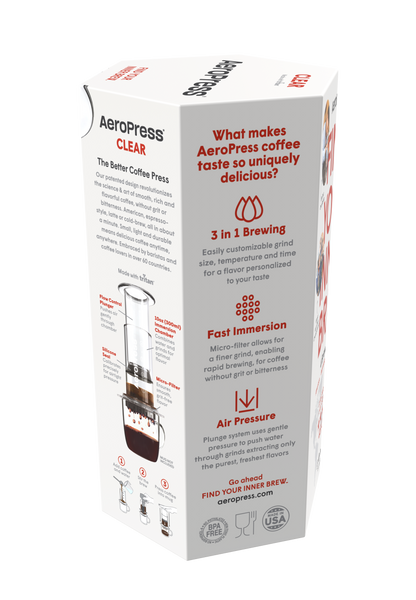 AeroPress Coffee Maker - Clear