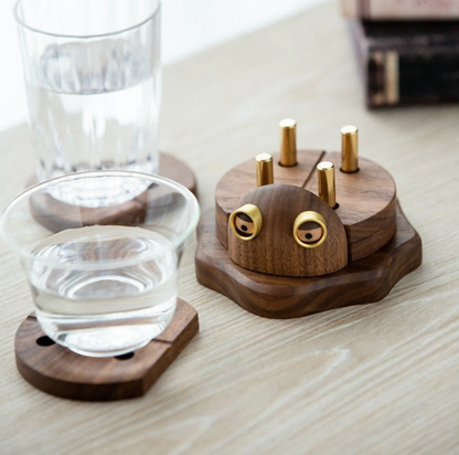 BEETLE - Walnut coasters