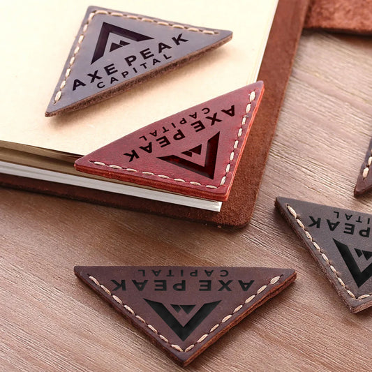 Leather Corner Bookmark