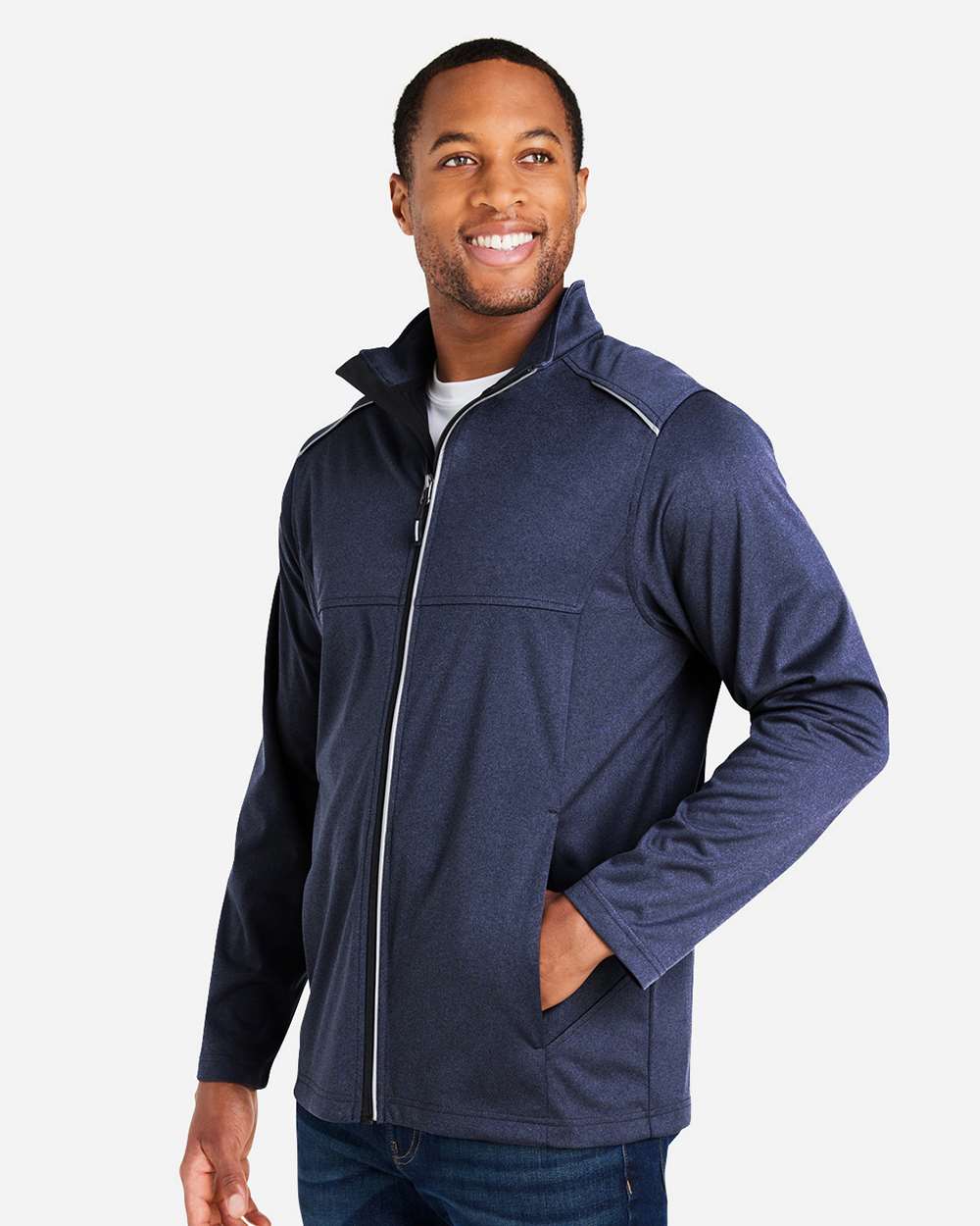 CORE365 - Men's Techno Lite Three-Layer Knit Tech-Shell