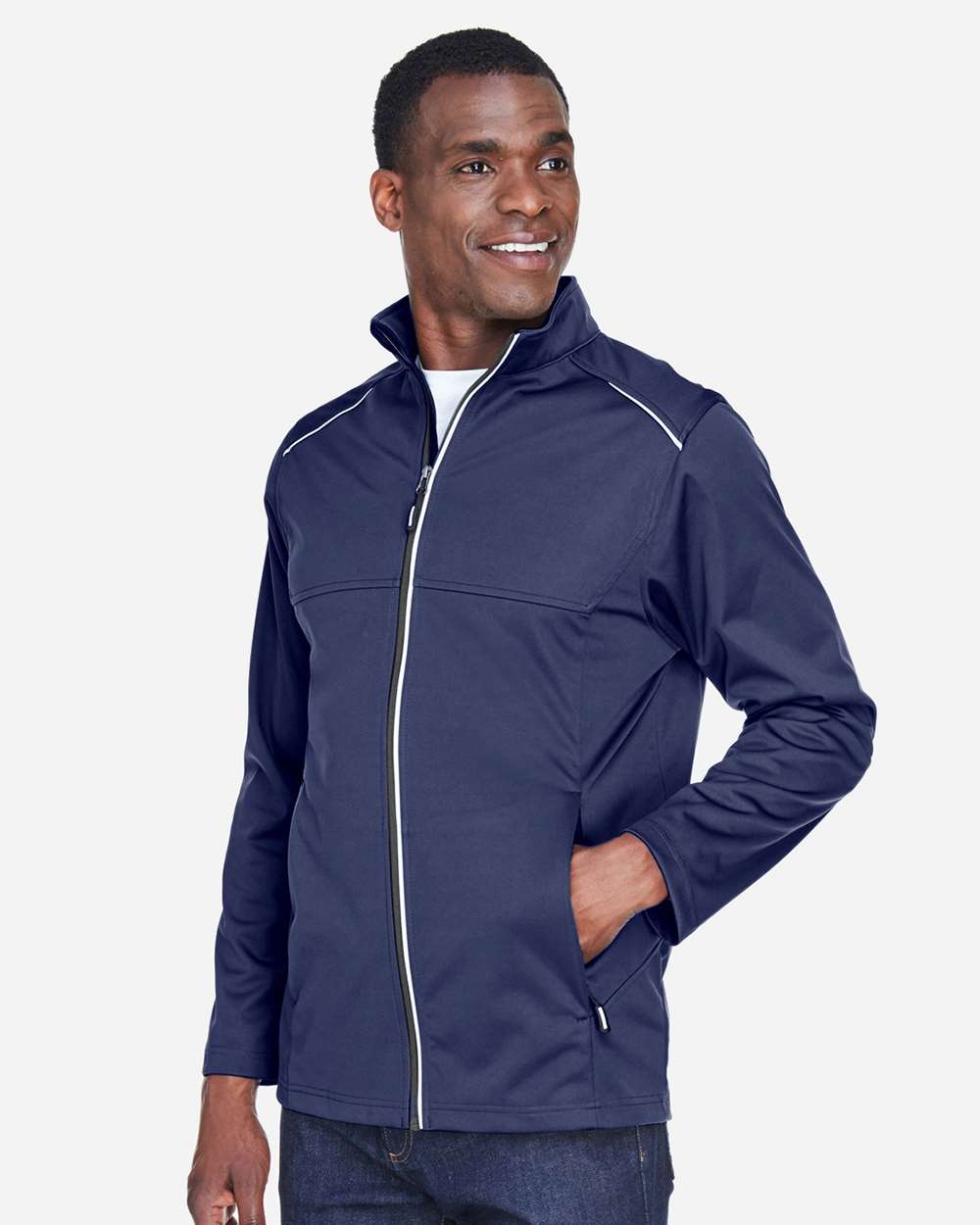 CORE365 - Men's Techno Lite Three-Layer Knit Tech-Shell