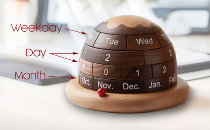 Wooden Perpetual Calendar