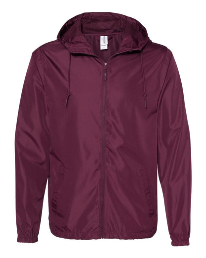 Independent Trading Co. - Unisex Lightweight Windbreaker Full-Zip Jacket