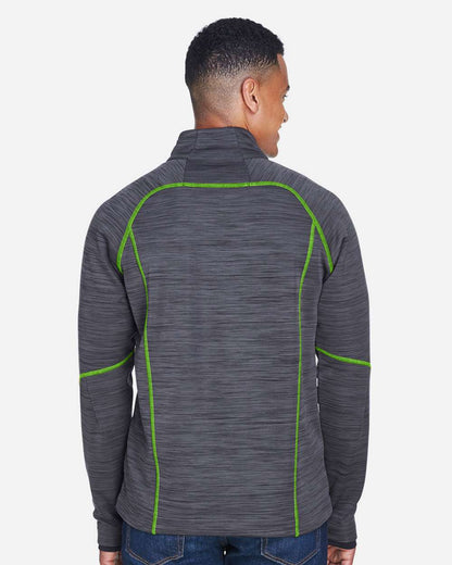 North End - Men's Flux Mélange Bonded Fleece Jacket