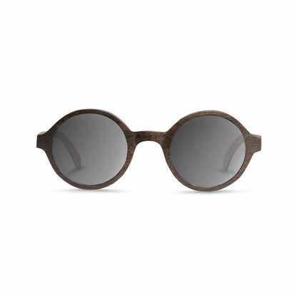 WOODIE - Walnut Ebony Polarized Sunglasses