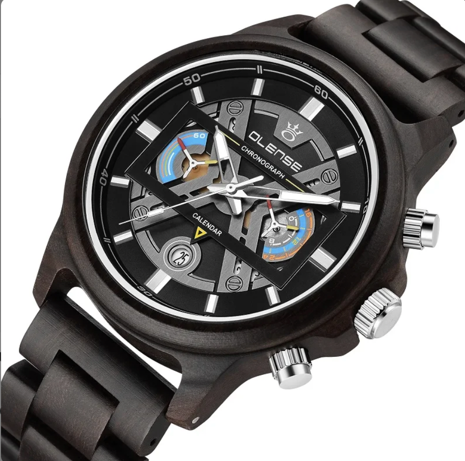 Bone Watch BONES - Chronograph Quartz Watch Wood – The Goods