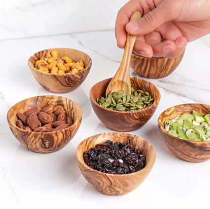 AHHNUTS - Olive Wood Snack Bowls