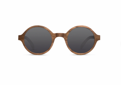 WOODIE - Walnut Ebony Polarized Sunglasses