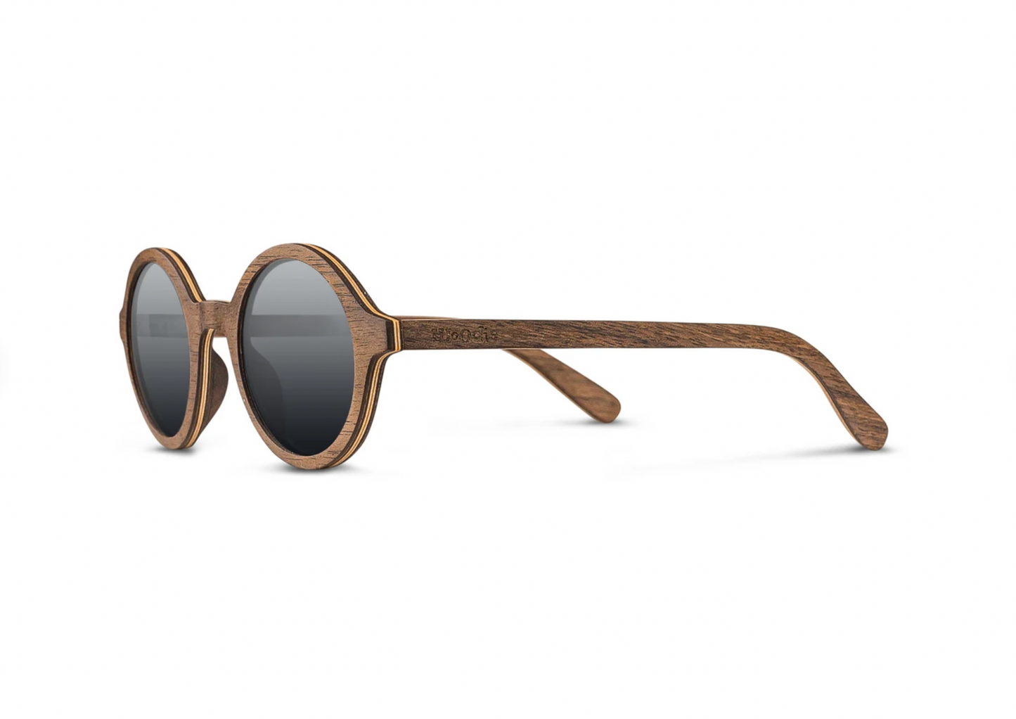 WOODIE - Walnut Ebony Polarized Sunglasses