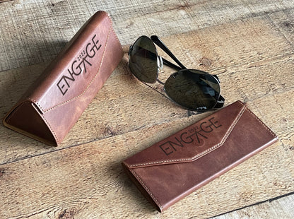 FOLDY - Leather Foldable Sunglasses Case