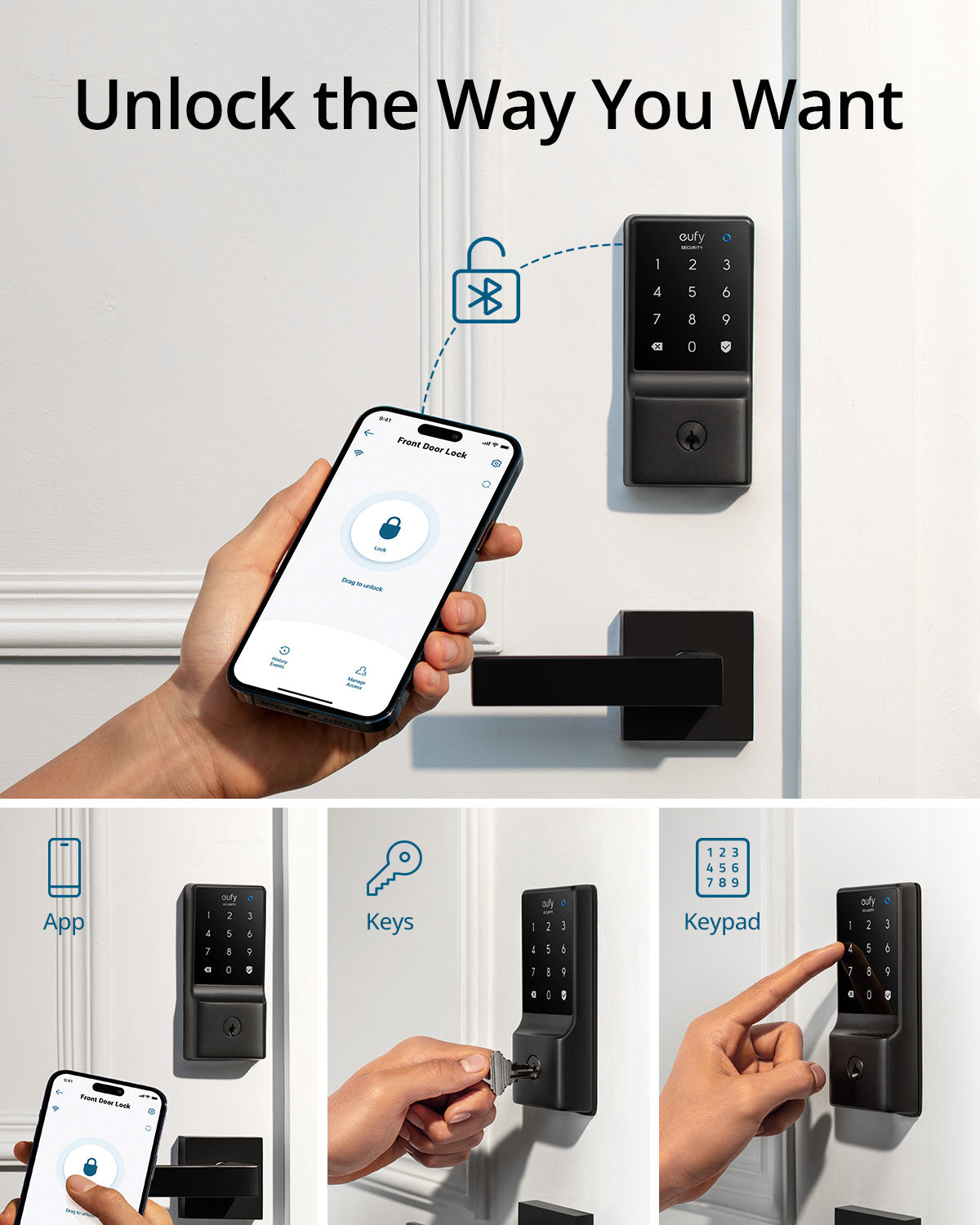 Eufy - Smart Lock C210 Keyless Entry Smart Lock