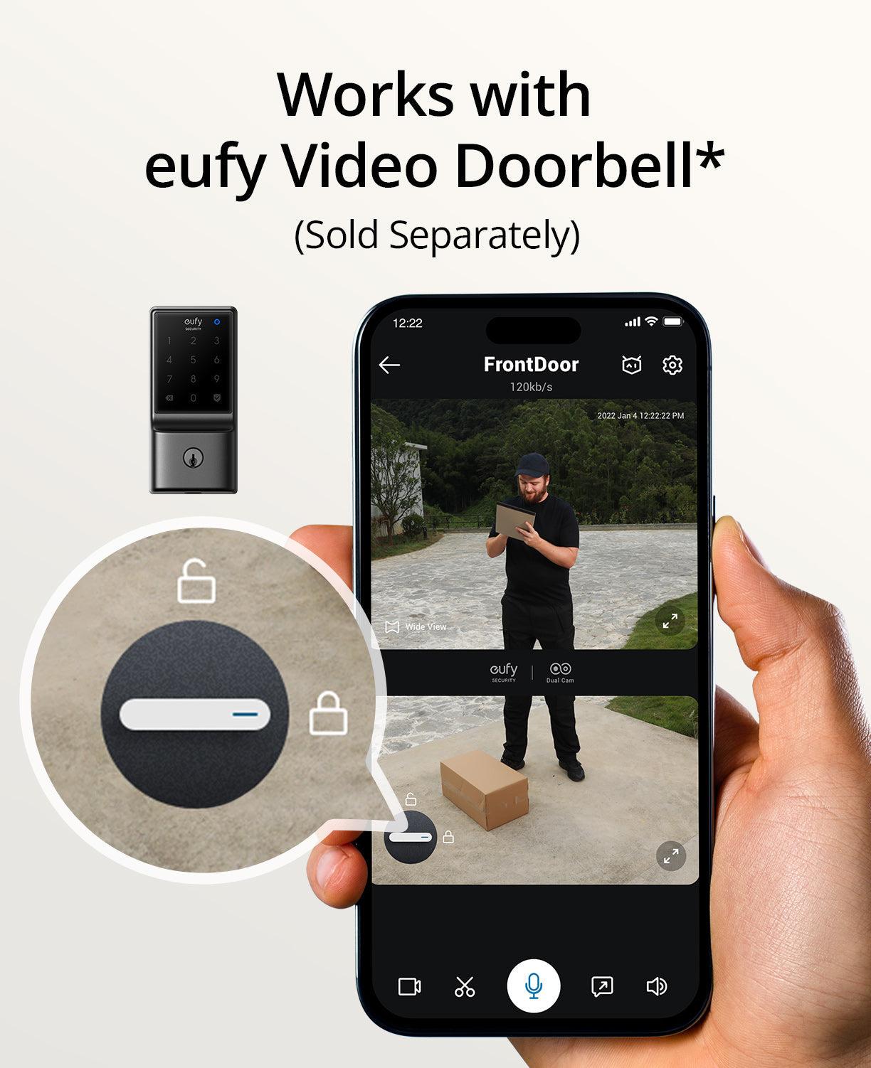 Eufy - Smart Lock C210 Keyless Entry Smart Lock