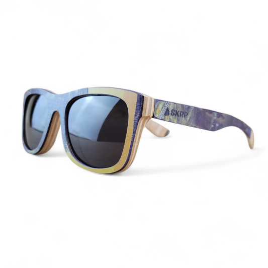 SKRP - Recycled Skateboard Sunglasses - Wayfarer Style