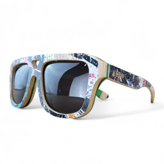 SKRP - Recycled Skateboard Sunglasses - Aviator Style