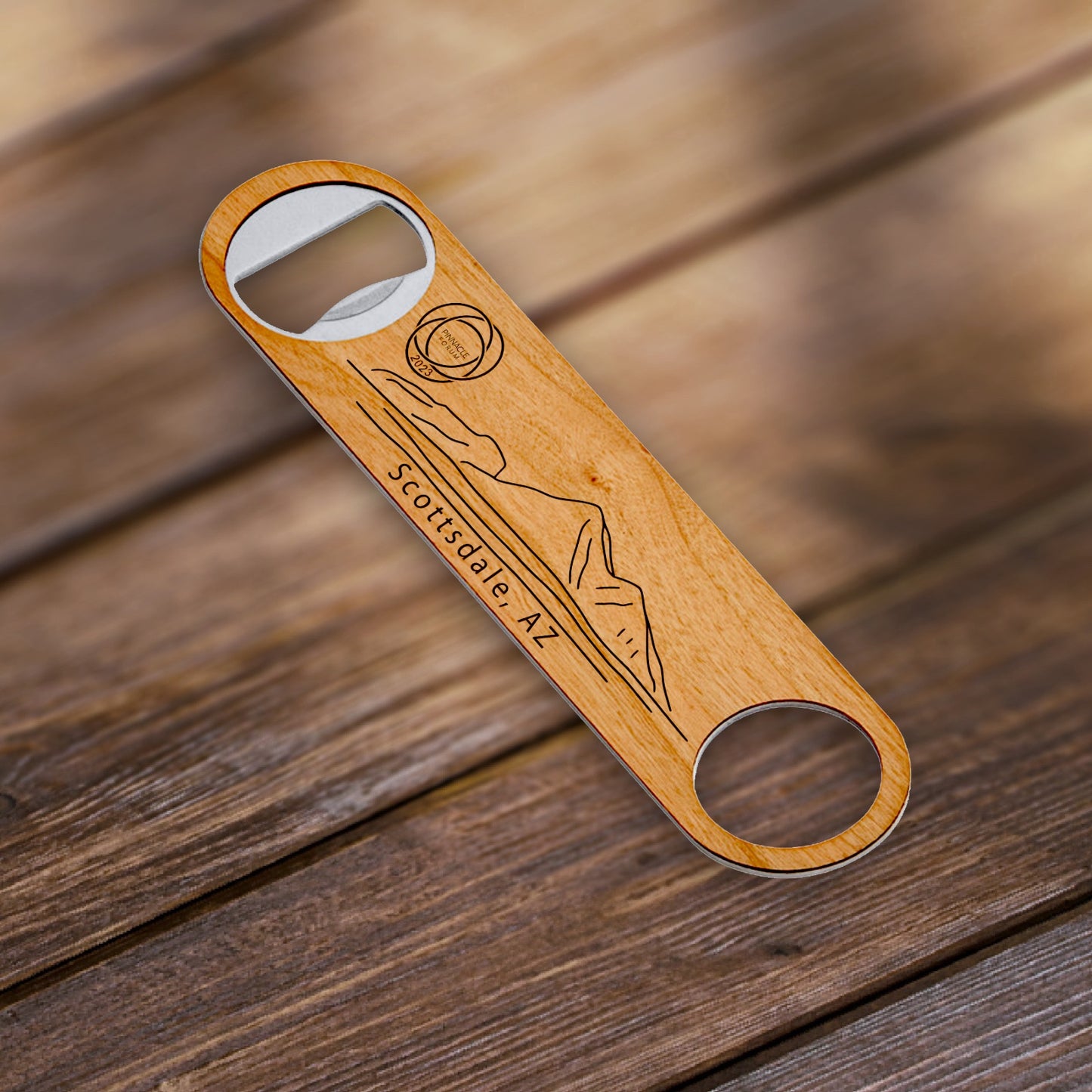 BARKEEP - Wood and Metal Bottle Opener