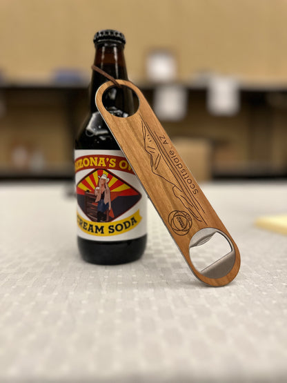 BARKEEP - Wood and Metal Bottle Opener