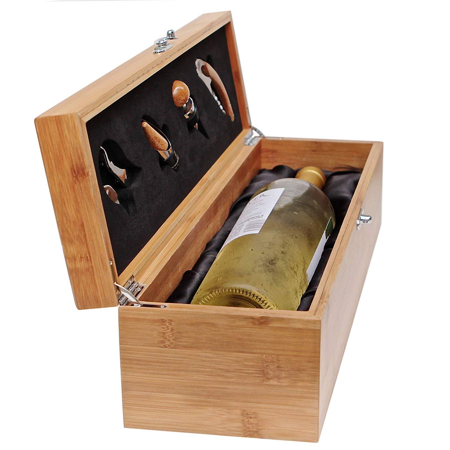 Bamboo Wine Gift Box Set & Accessories