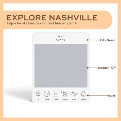 Wholesale Nashville Adventure Bucket List