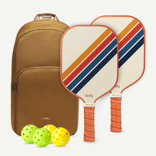 Dinkly Fast Lane Pickleball Set - Brown Bag
