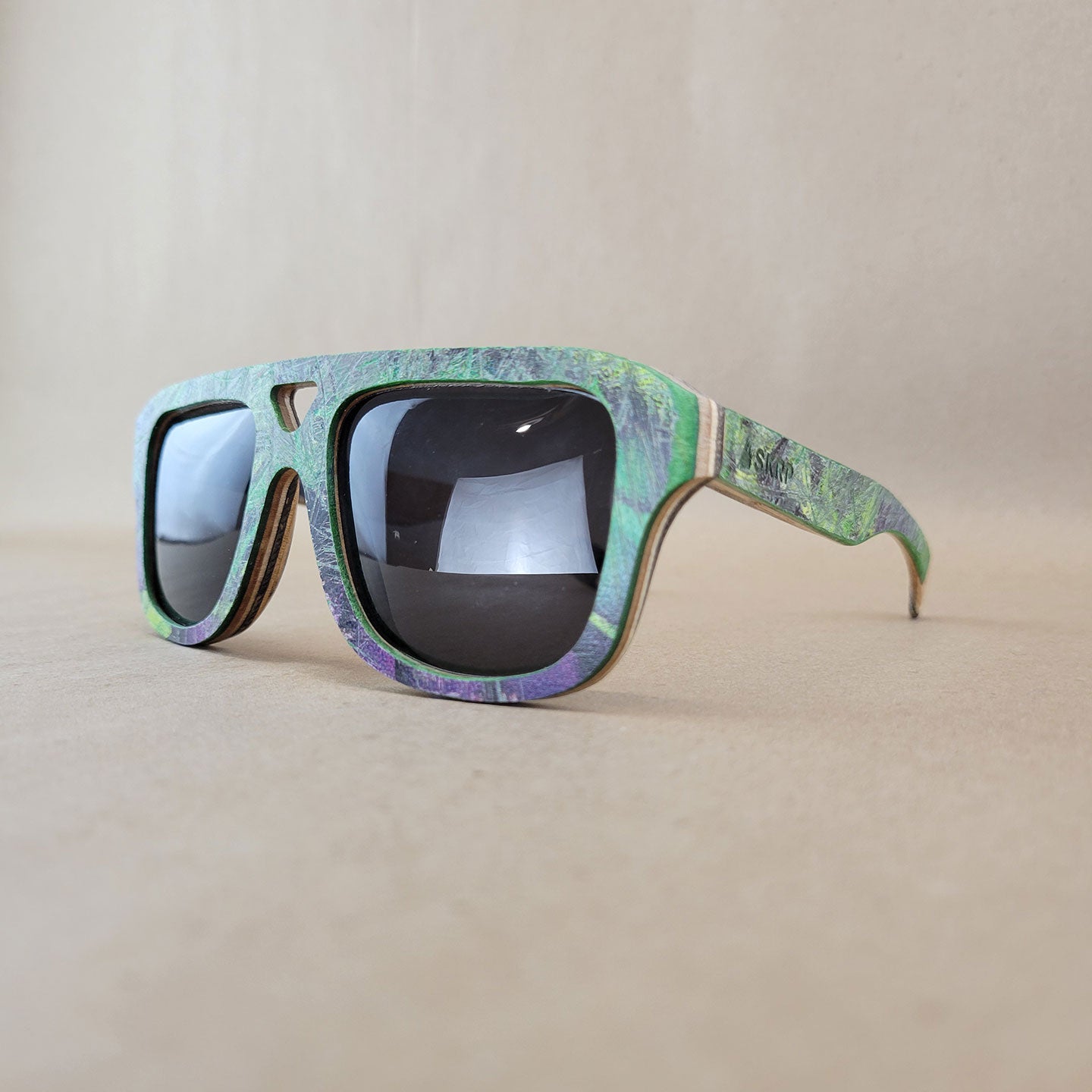 SKRP - Recycled Skateboard Sunglasses - Aviator Style