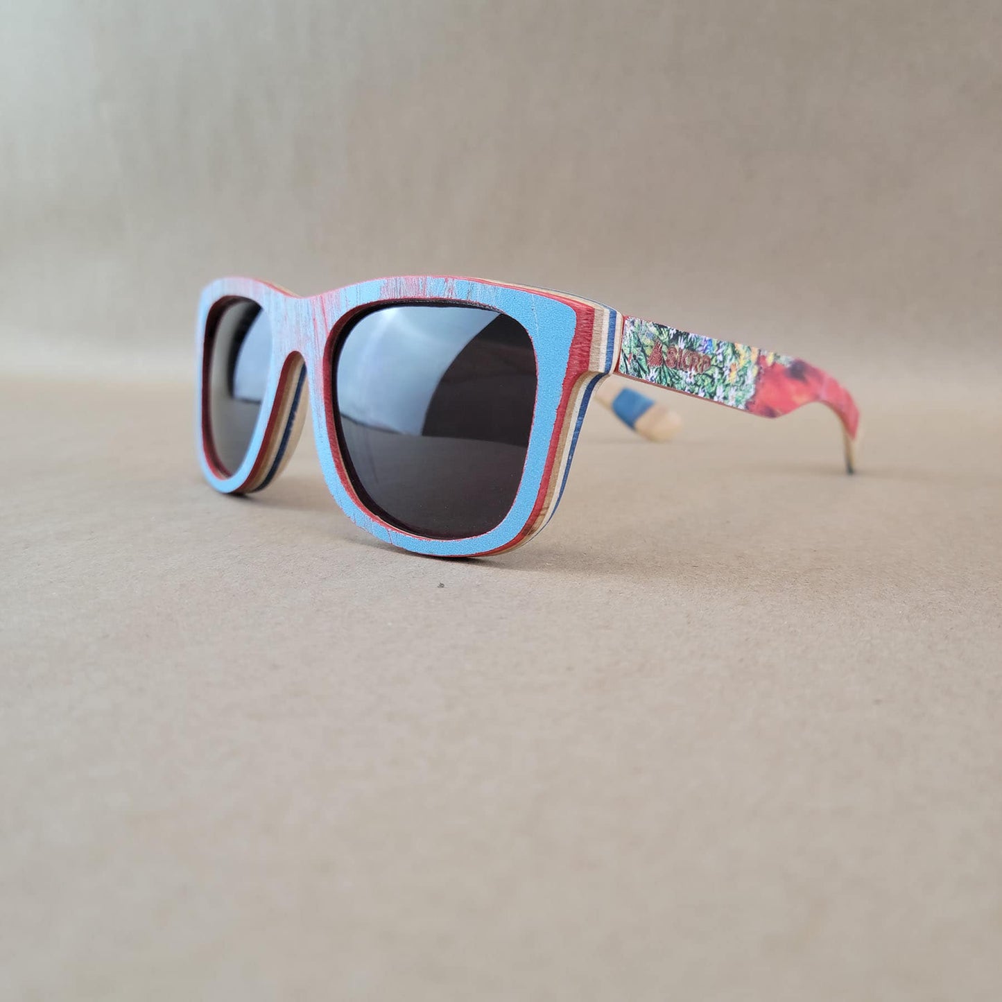 SKRP - Recycled Skateboard Sunglasses - Wayfarer Style