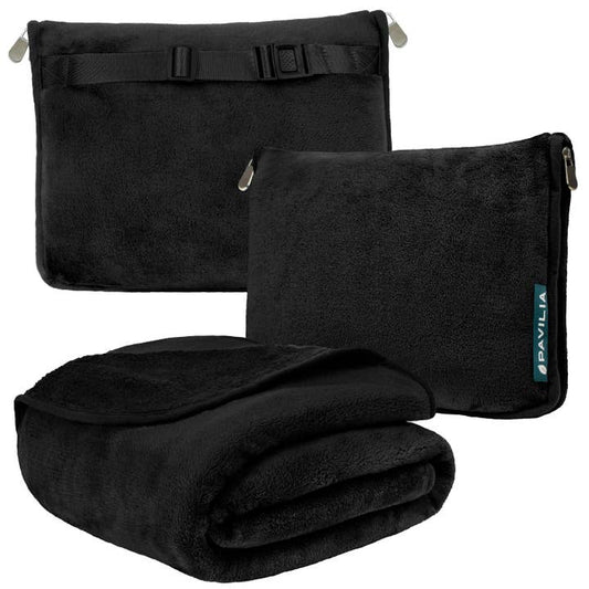 Wholesale Premium Fleece Travel Blanket Pillow