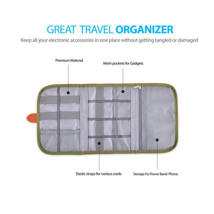 Olive Electronics Organizer Travel Bag - Travel Accessories