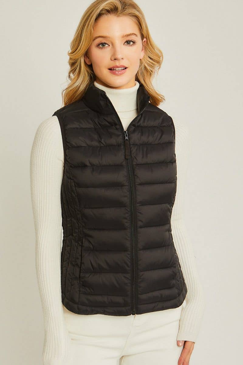 Wholesale Lightweight Down Packable Puffer Vest