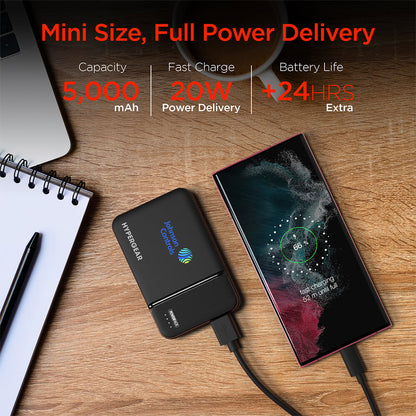 HYPERGEAR - PowerPack Mini 20W PD Power Bank 5K - 5000mAh