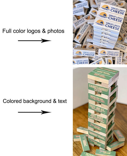 Custom Wood Jenga Game