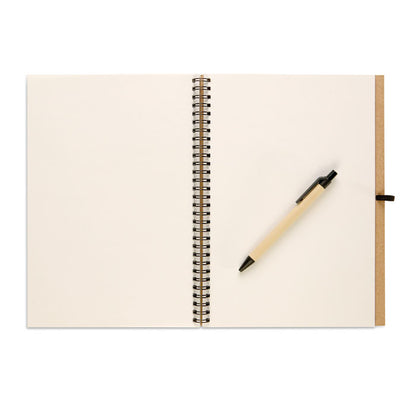 BLOQUERO PLUS - Recycled notebook with pen