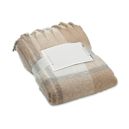 QUET - Chequered mohair blanket